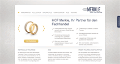 Desktop Screenshot of hcf-merkle.de